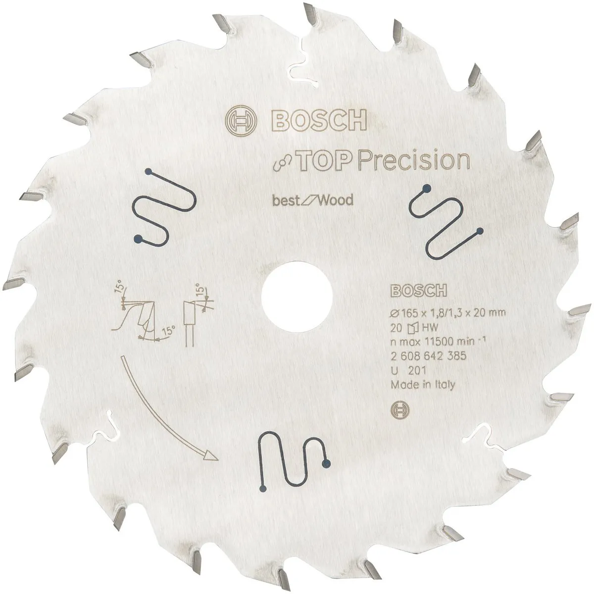 Bosch Professional Top Precision Cirkelzaagblad 165mm