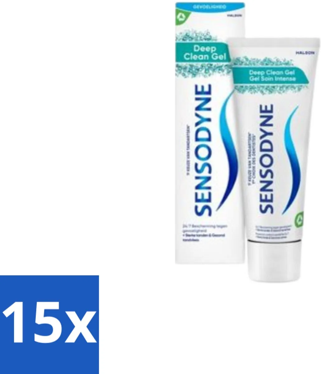 Sensodyne Tandpasta Deep Clean Gel 75ml