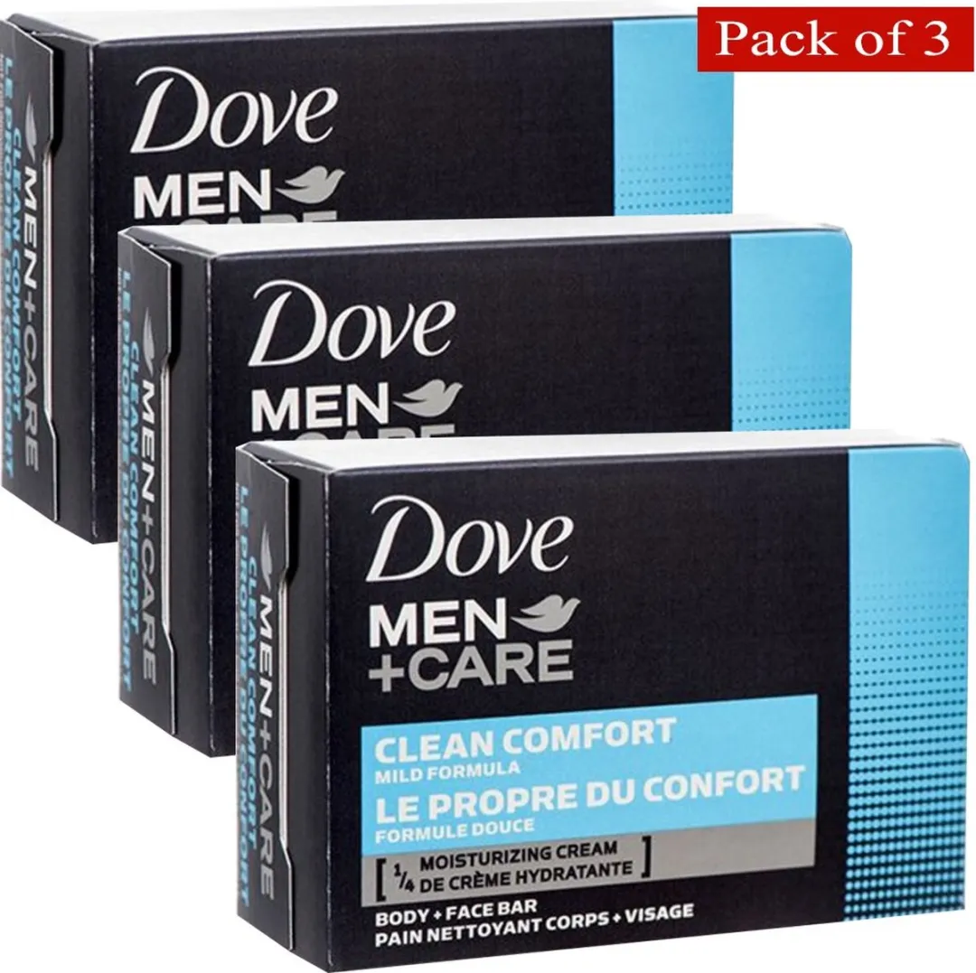 Dove Men+Care Clean Comfort Zeep 3x100g