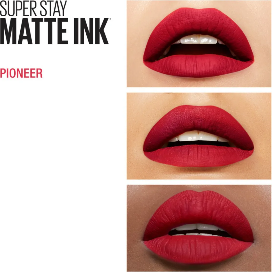 Maybelline SuperStay Matte Ink 20 Pioneer Lipstick - 3 Stuks