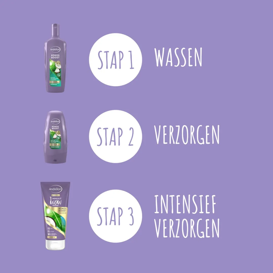 Andrélon Conditioner Kokos Boost 6x250ml