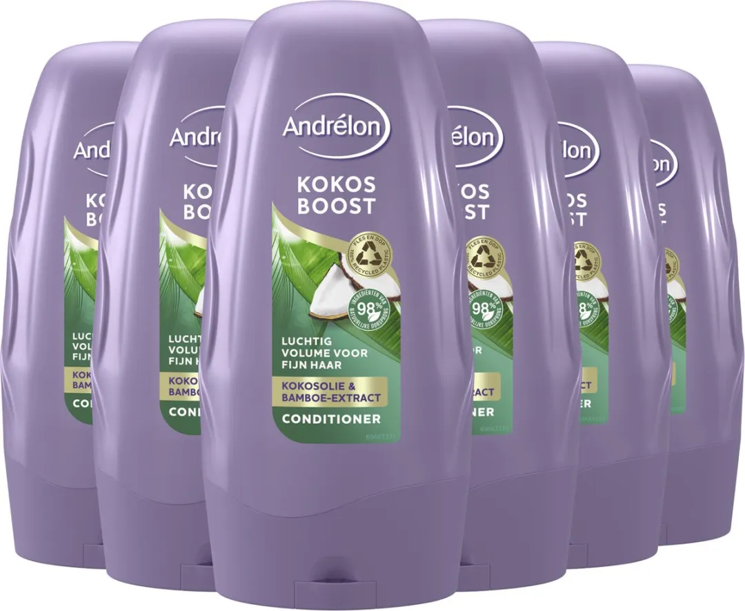 Andrélon Conditioner Kokos Boost 6x250ml