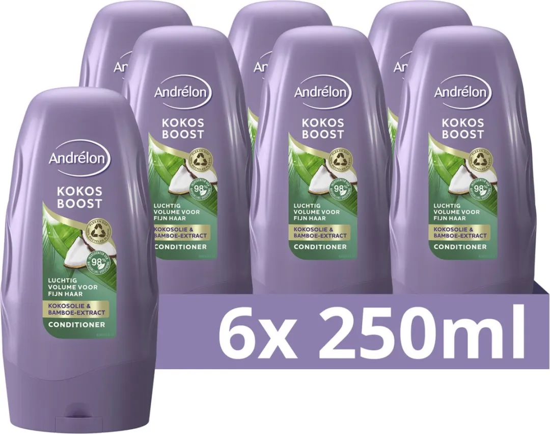 Andrélon Conditioner Kokos Boost 6x250ml