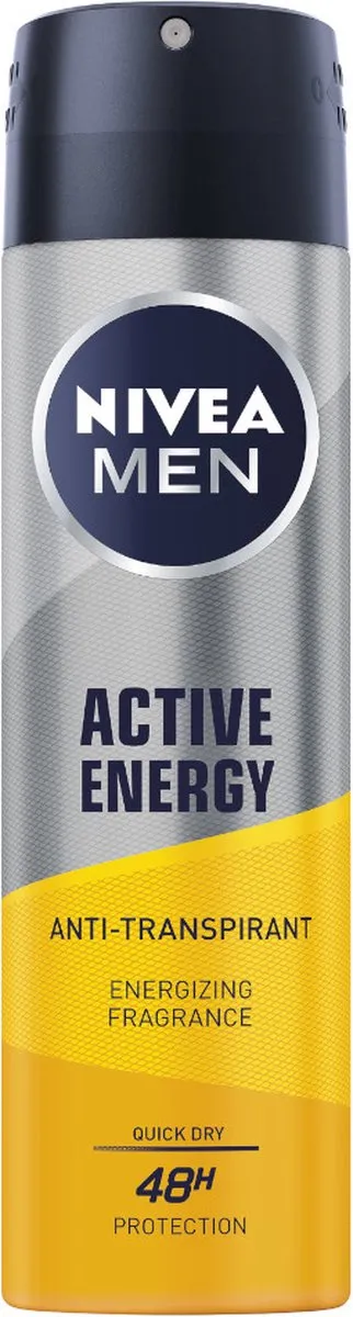 NIVEA Men Active Energy Deo Spray 150ml