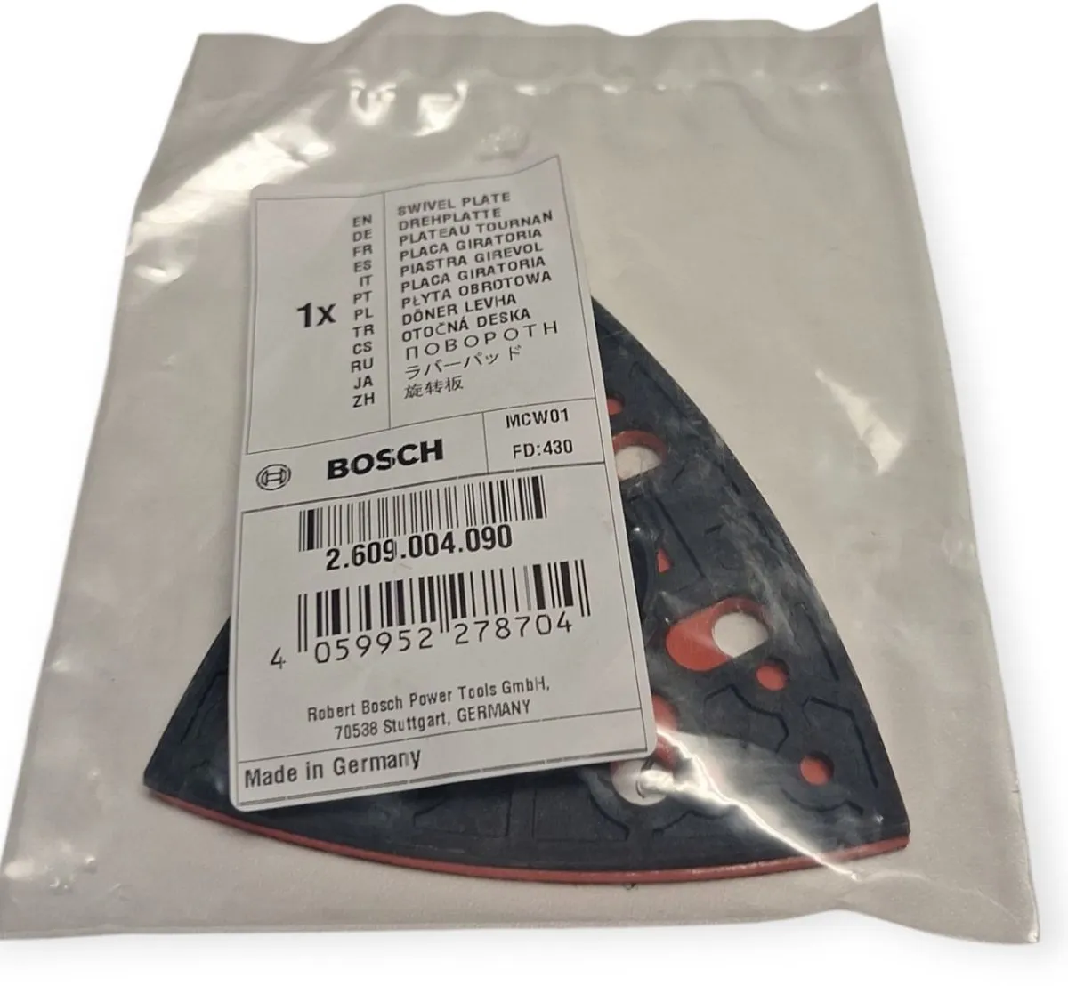 Bosch PSM18Li Schuurzool 2609004090
