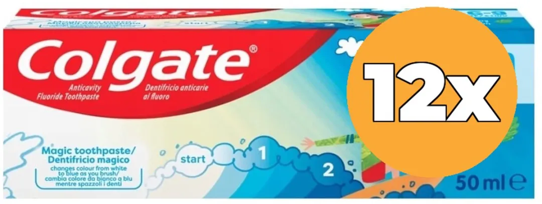 Colgate Kindertandpasta 6-9 Jaar 50ml - 12 Stuks