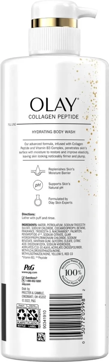 Olay Cleansing & Firming Douchegel 591ml - Vitamine B3 & Collageen