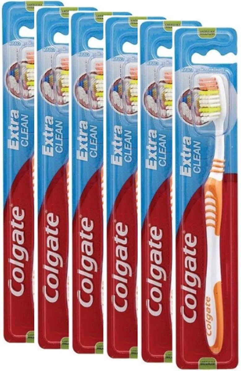 Colgate Extra Clean Medium Tandenborstel - Meerkleurig