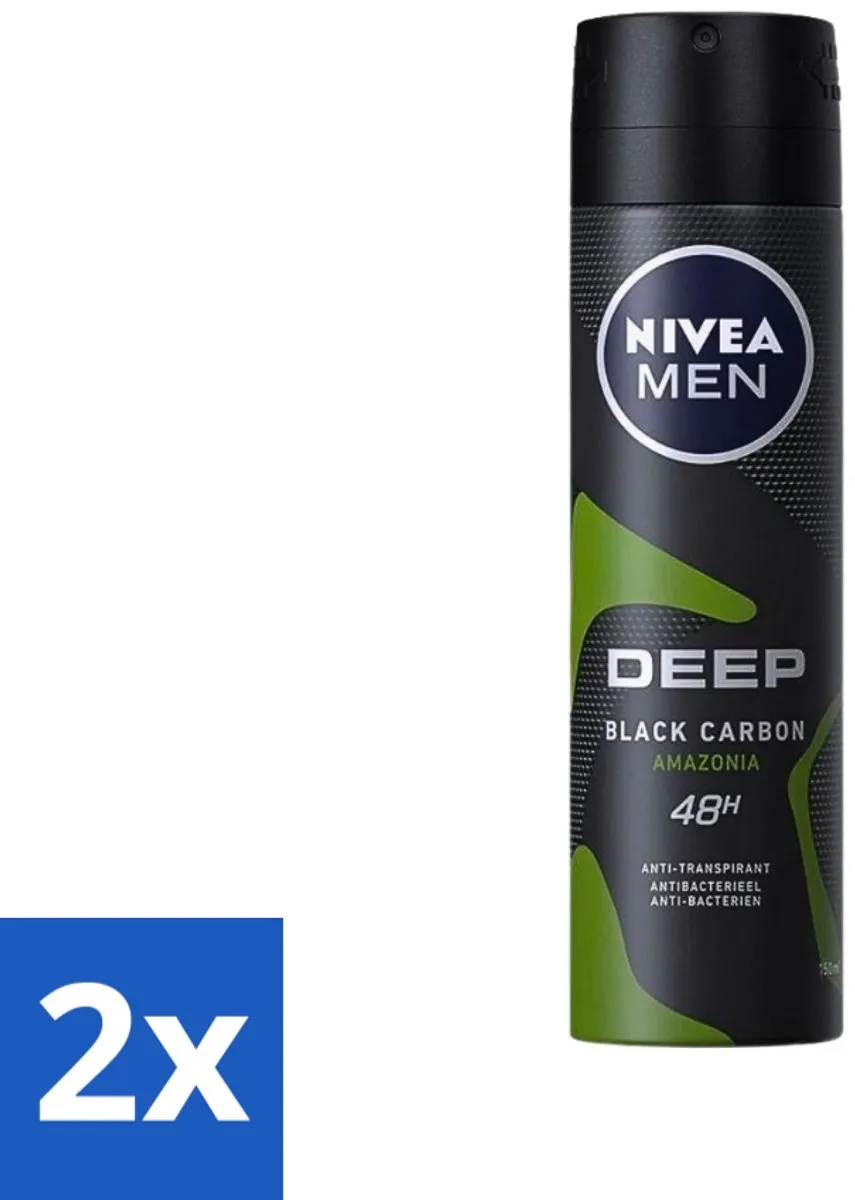 NIVEA MEN Deodorant Spray Deep Black Carbon 150ml
