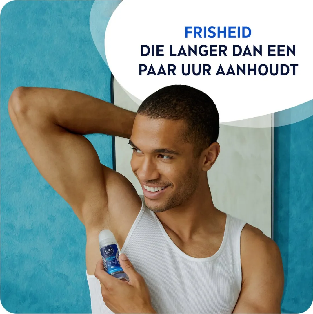 NIVEA MEN Fresh Active Anti-Transpirant Roller 6x50ml - afbeelding 6 van 6