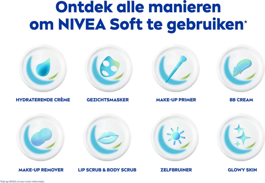 NIVEA Soft Bodycrème 3x300ml