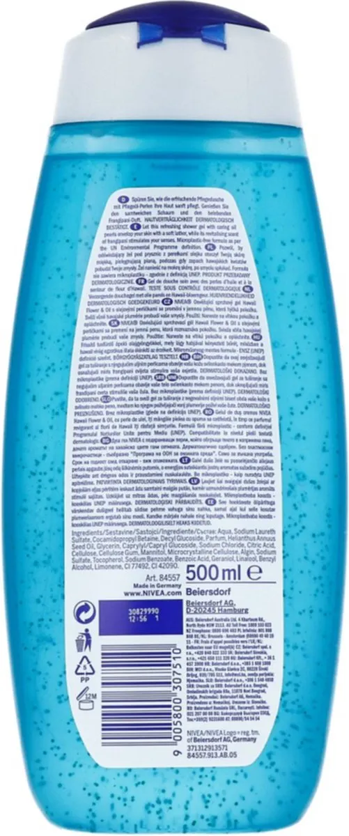 NIVEA Care Shower Gel Hawaii Flower 500ml