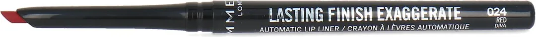 Rimmel London Lasting Finish Exaggerate Lipliner 024 Red Diva - 5g
