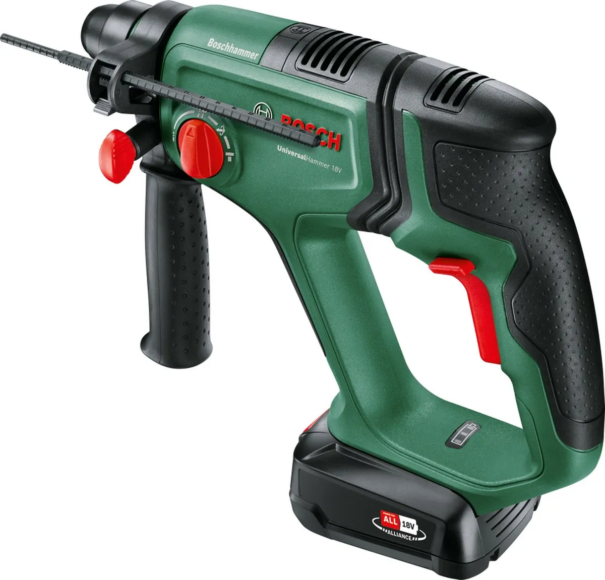 Bosch UniversalHammer 18V Boorhamer - 2.0 J - 2x 2500mAh - In koffer