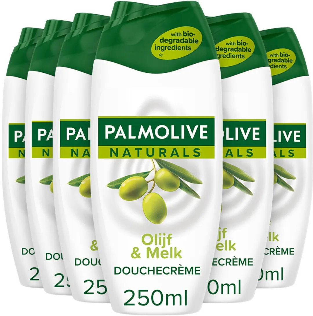 Palmolive Naturals Olijf & Melk Douchecrème 250ml - 6 Stuks
