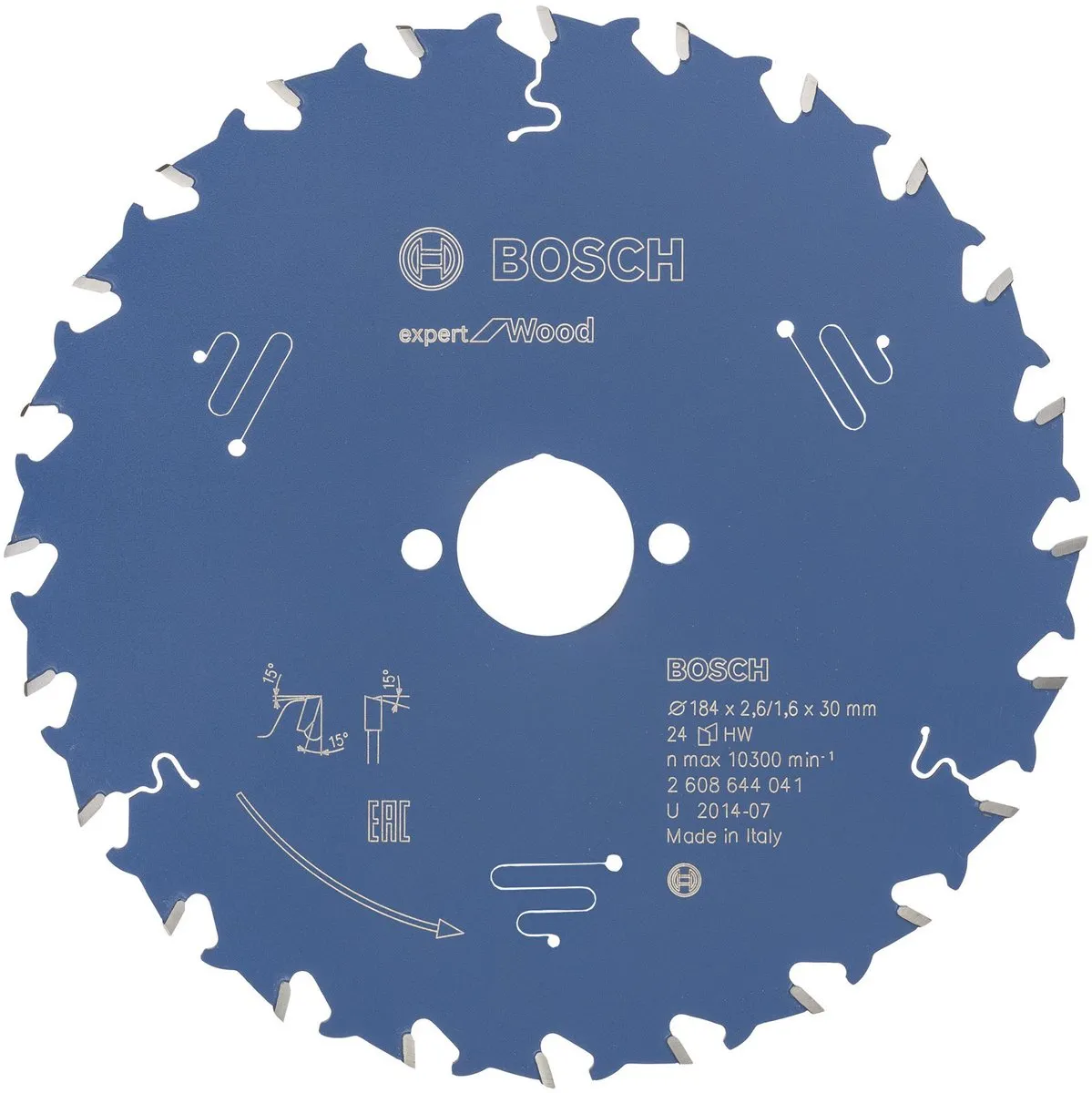Bosch Expert for Wood Cirkelzaagblad 184mm