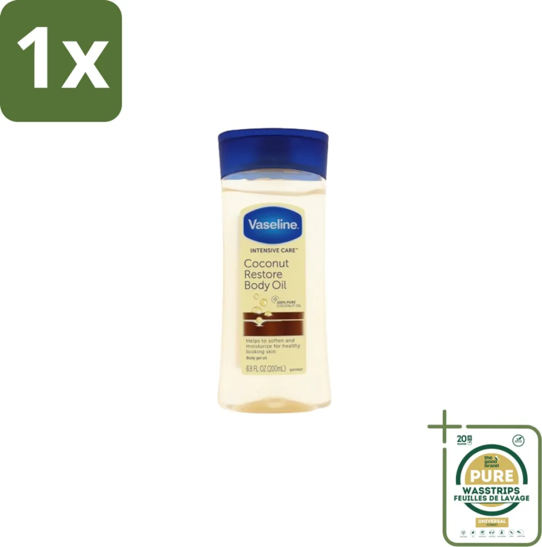 Vaseline Body Oil Coconut Restore 200ml