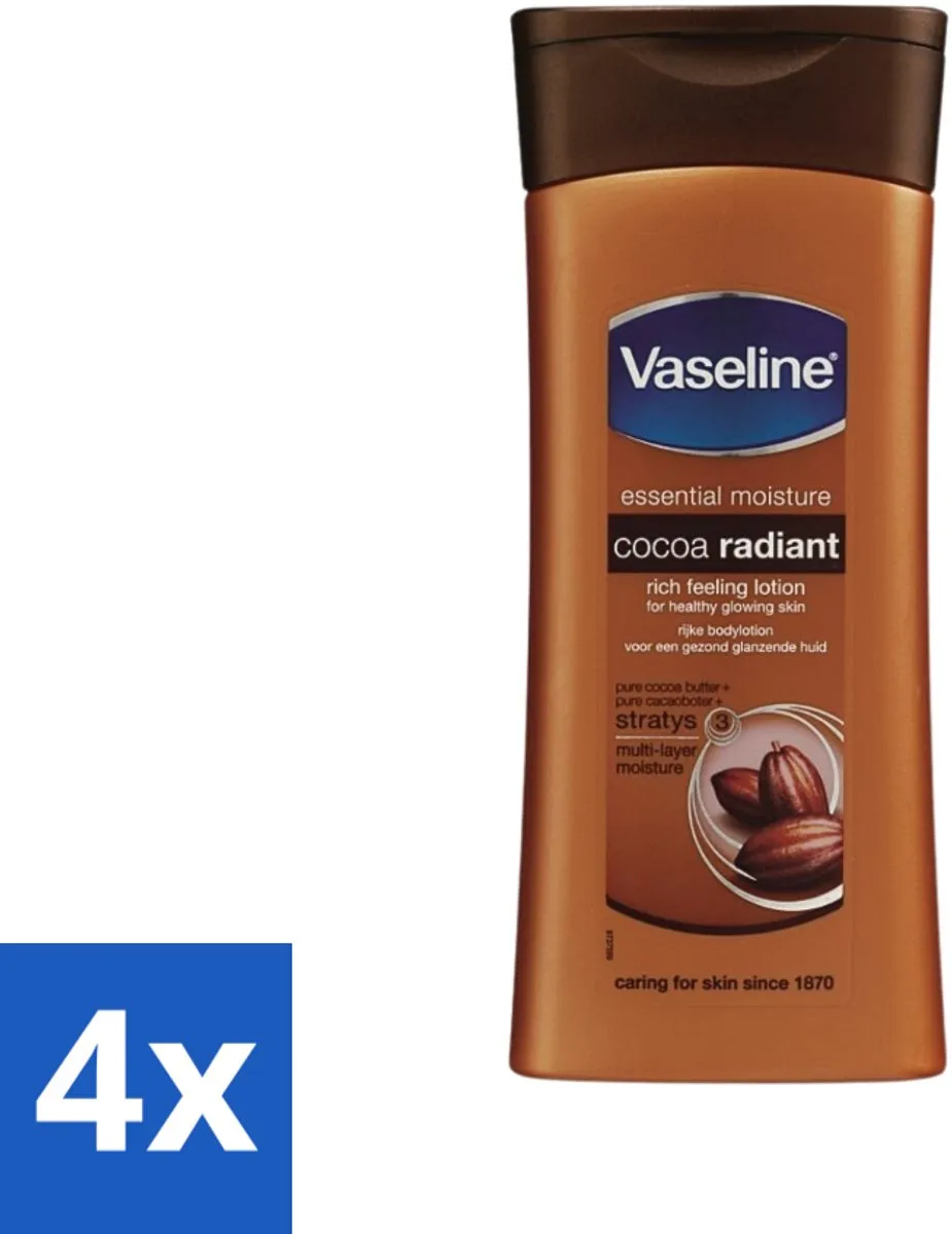Vaseline Cocoa Bodylotion 1600ml (4x400ml)