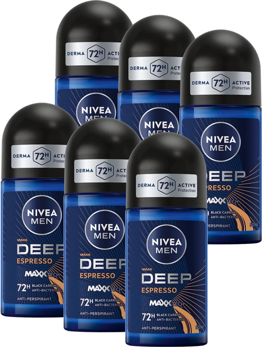 NIVEA MEN Deep Espresso Anti-Transpirant Roller