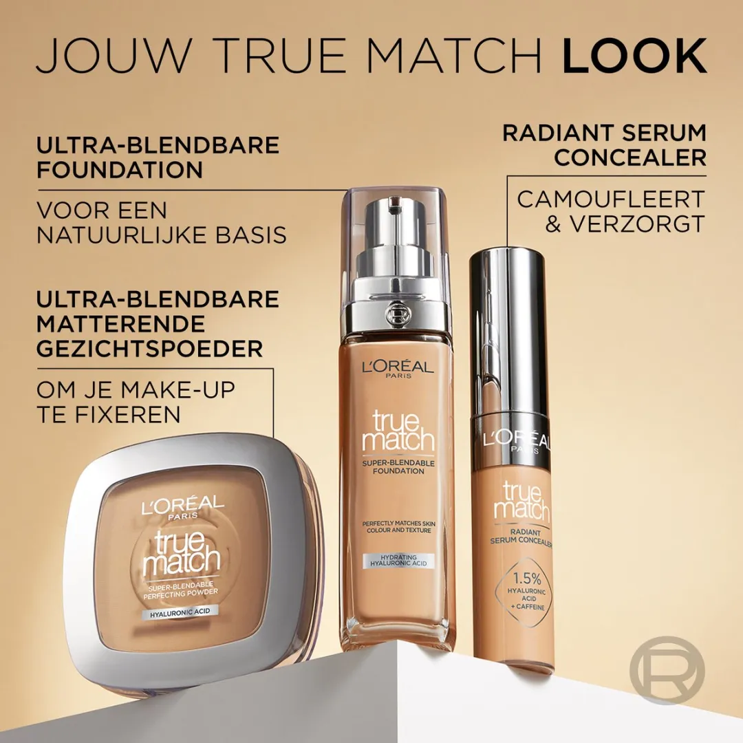 L'Oréal Paris True Match Foundation 6D/W - 30ml - SPF 16