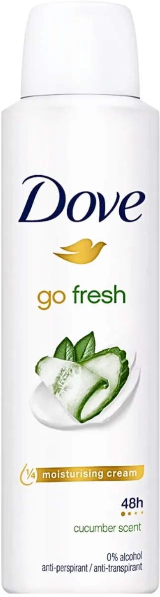 Dove Go Fresh Deospray Komkommer 300ml - 2 Stuks