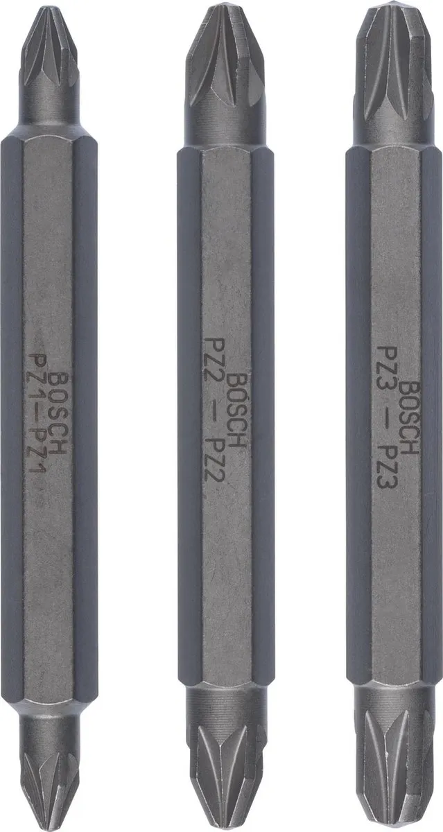 Bosch DUBBELBITSETXH-TORS/PZ1-3 - 3-delige set