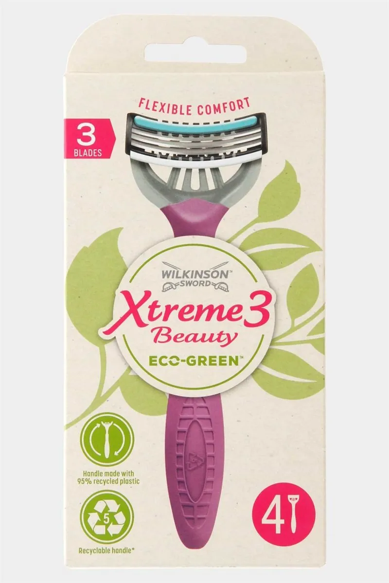 Wilkinson Sword Xtreme3 Eco Green Wegwerpscheermesjes 3-delig