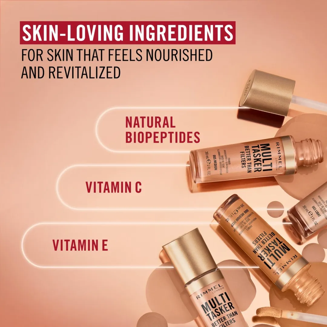 Rimmel London Multitasker Better Than Filters Primer 30ml - 002 Fair Light