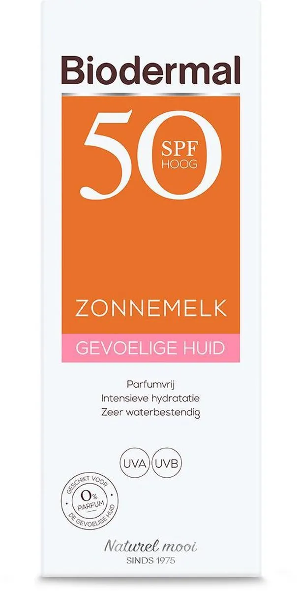 Biodermal Zonnemelk Gevoelige Huid SPF50+ 200ml