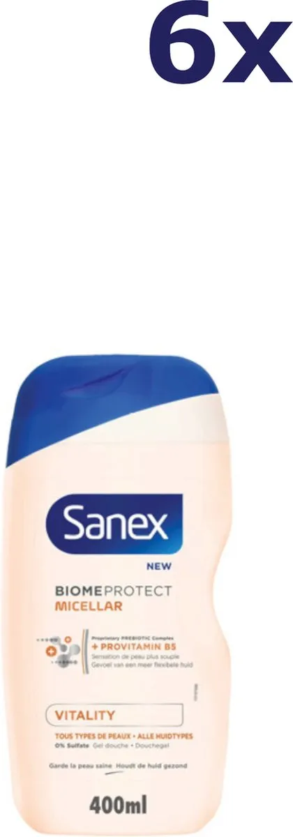 Sanex Douchegel Biomeprotect Micellar Vitality 400ml