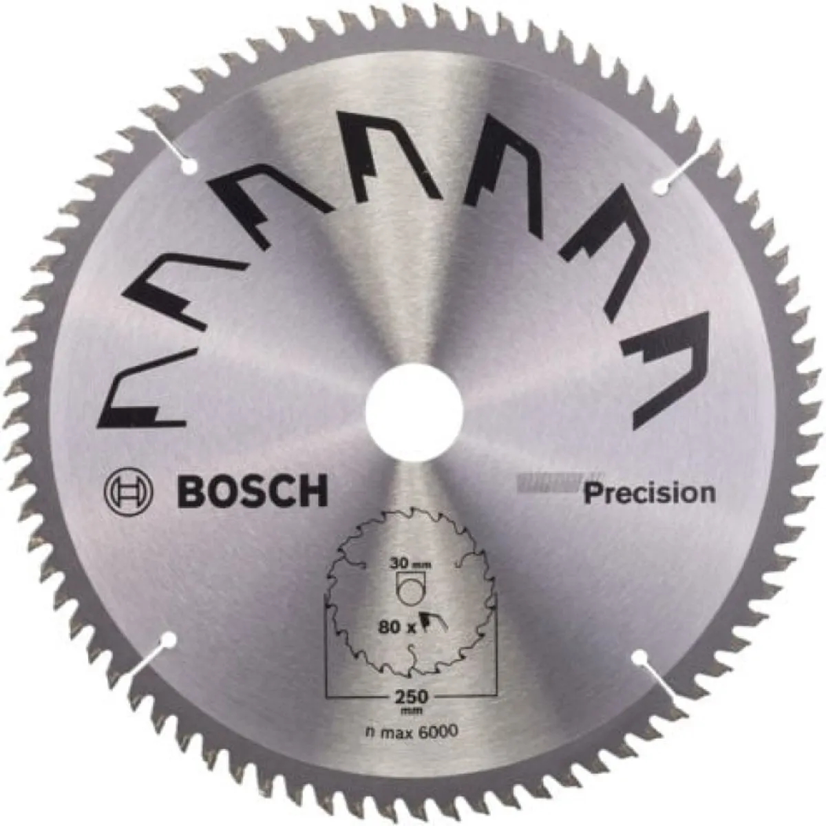 Bosch Professional Precision Cirkelzaagblad 250mm - 80 Tanden