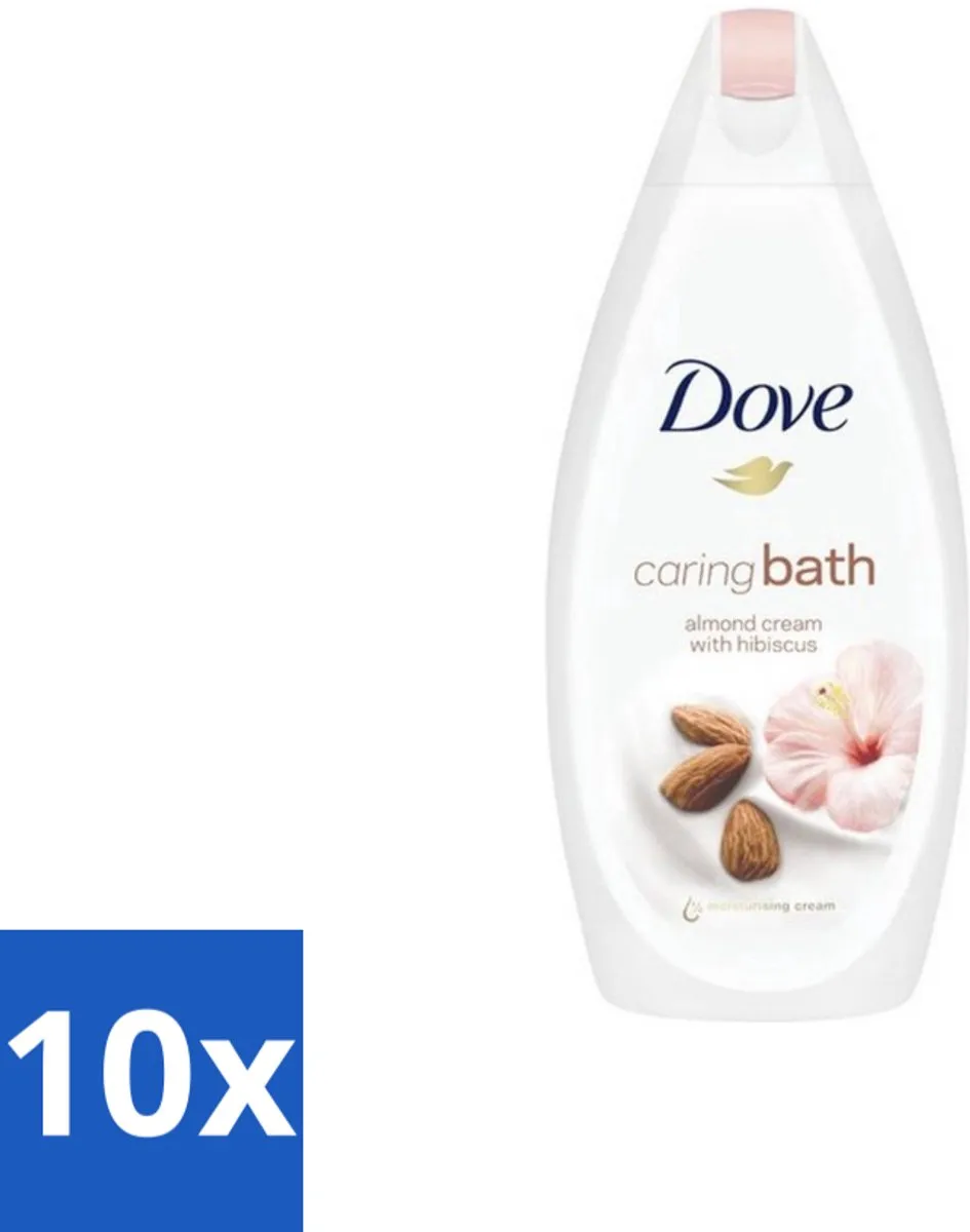 Dove Caring Bath Almond Badcrème 450ml