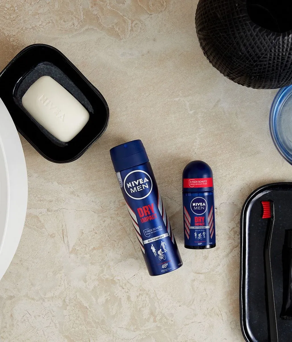 NIVEA Men Dry Impact Deodorant Roller 50ml
