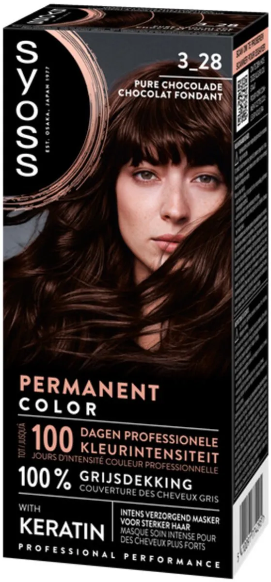 SYOSS Coloration 3-28 Pure Chocolade Haarverf - 2x230ml