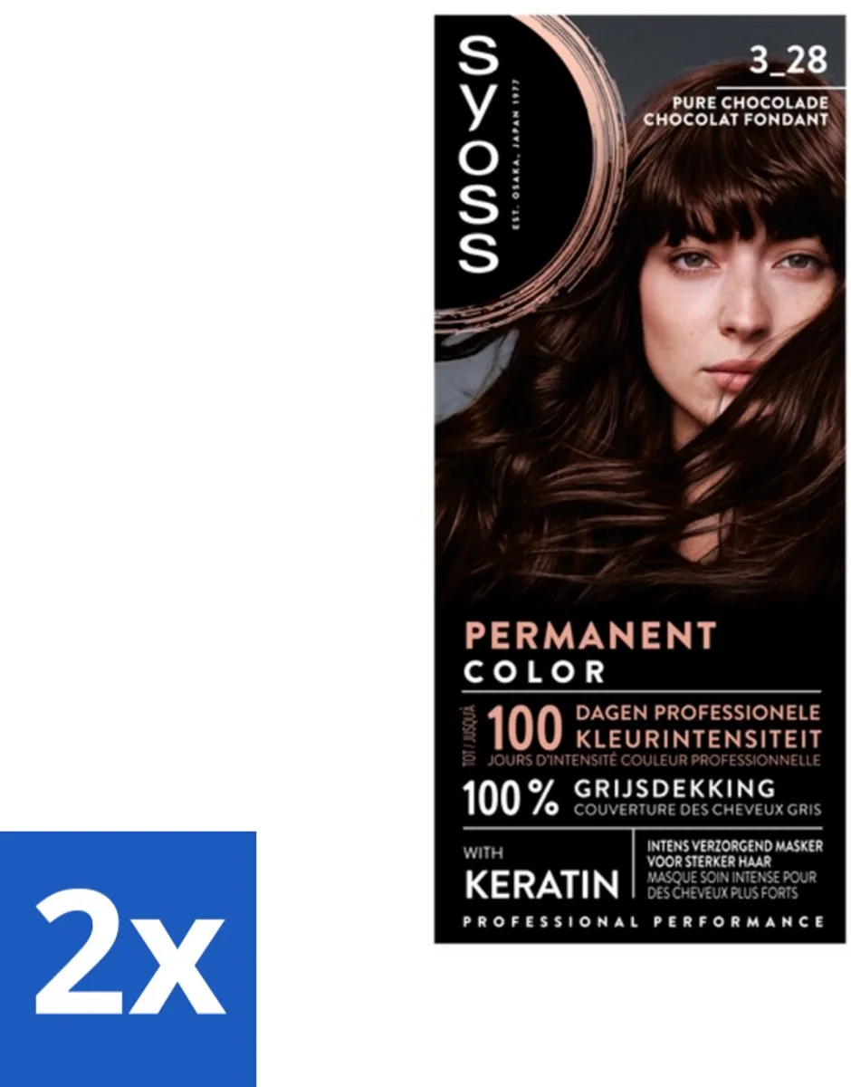 SYOSS Coloration 3-28 Pure Chocolade Haarverf