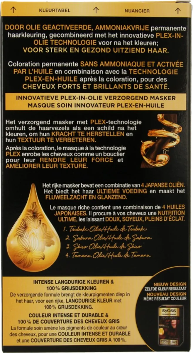 SYOSS Oleo Intense 4-23 Bordeaux Rood Haarverf - 115ml
