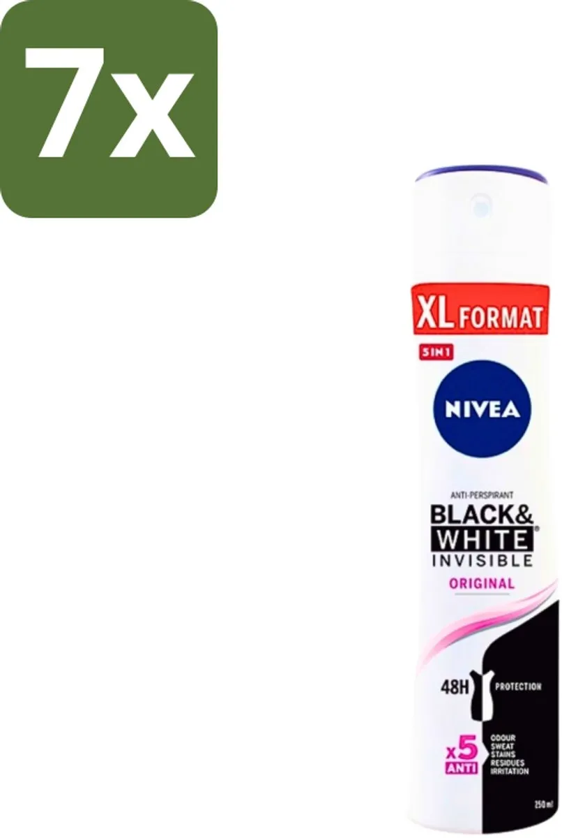 NIVEA Deospray Invisible Black & White Original 250ml