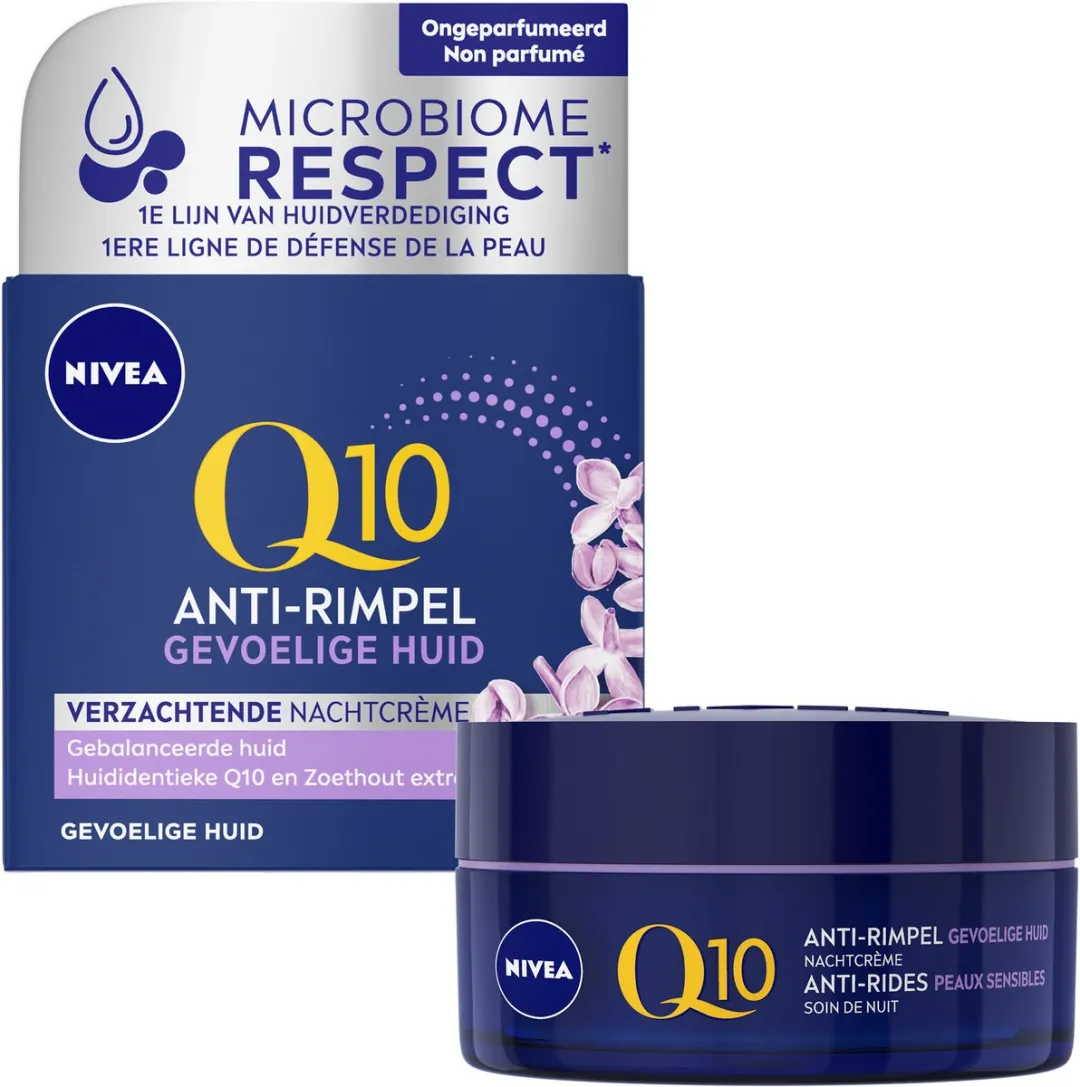 NIVEA Q10 Power Nachtcrème Gezicht 50ml - Gevoelige Huid