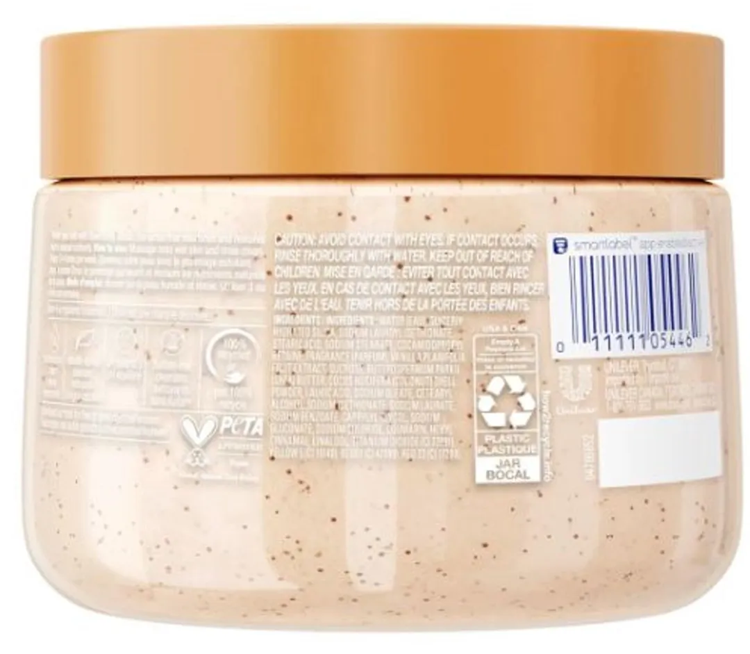 Dove Body Scrub Vanilla Sugar & Shea Butter 444ml