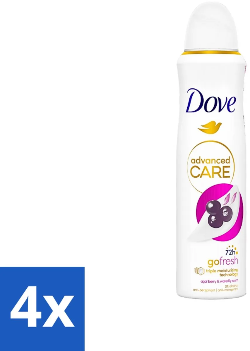 Dove Go Fresh Acai Bes & Waterlelie Deospray 600ml