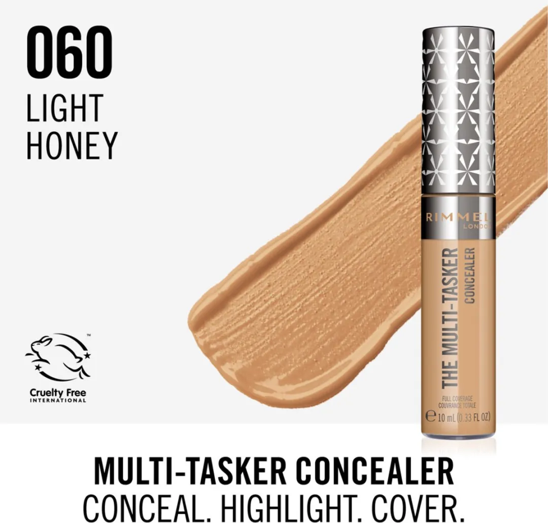 Rimmel London The Multi-Tasker Concealer 060 Light Honey - 10ml