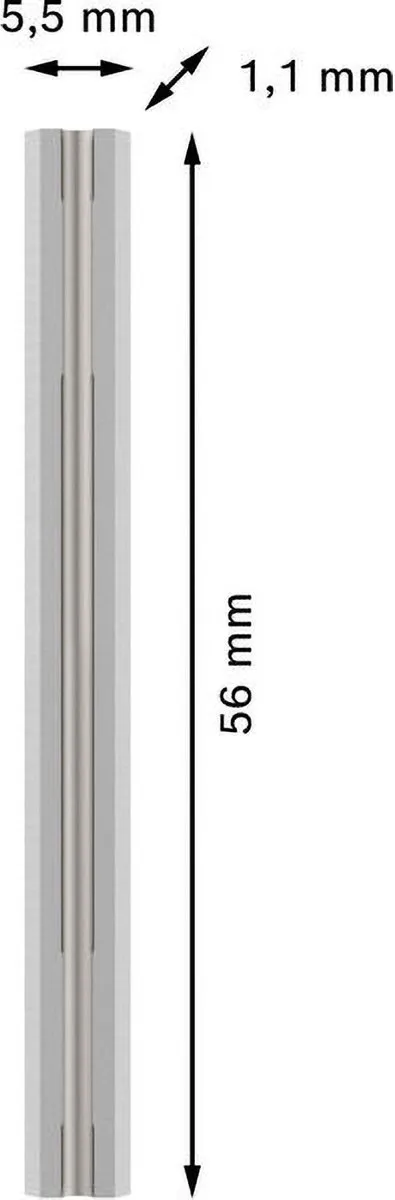 Bosch PRO Schaafmes 56x5,5x1,1mm - 2 Stuks