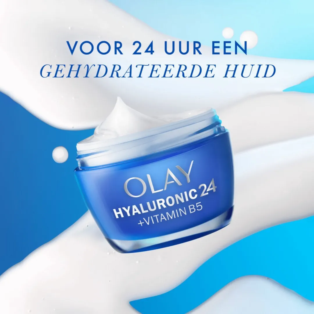 Olay Hydraterende Dagcrème Hyaluronic 24+ 50ml