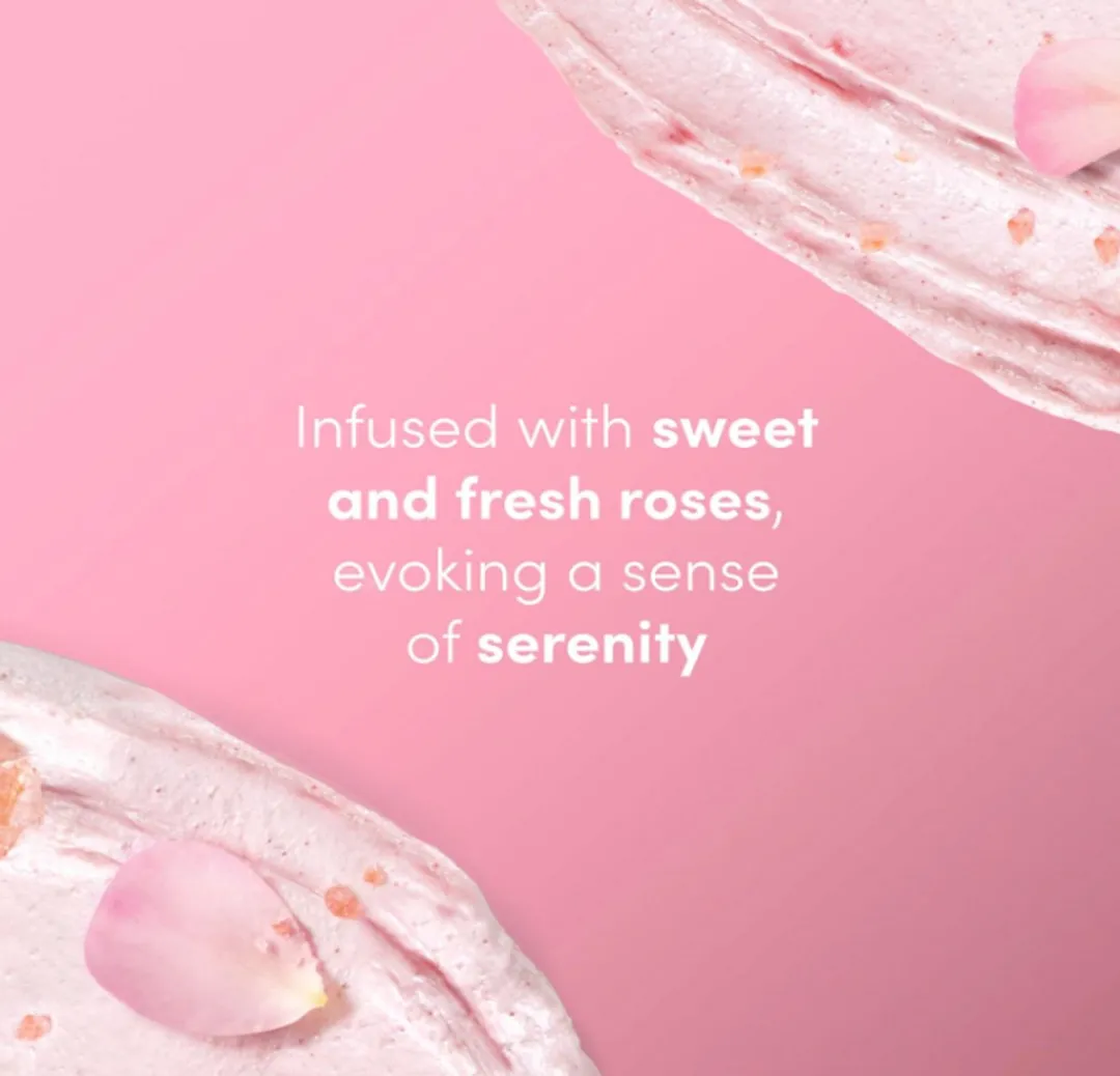 Dove Himalayan Salt & Rose Oil Body Scrub 444ml
