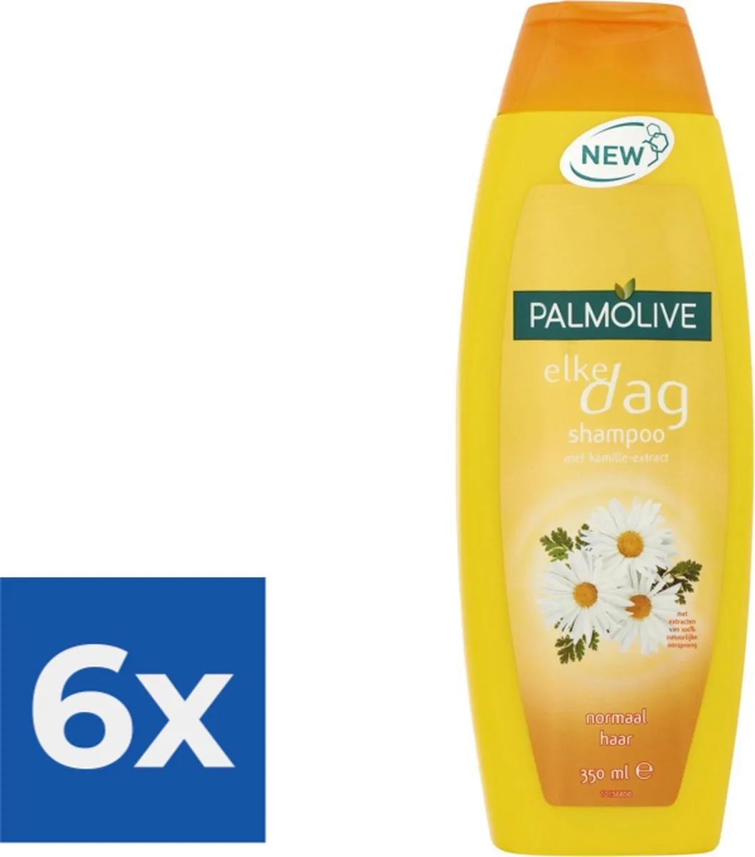 Palmolive Elke Dag Shampoo met Kamille-Extract - Voordeelverpakking 6 x 350 ml