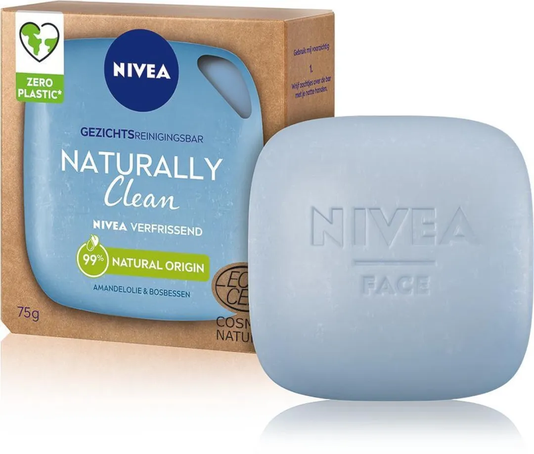NIVEA Naturally Clean Gezichtsreinigingszeep 75g - afbeelding 6 van 6