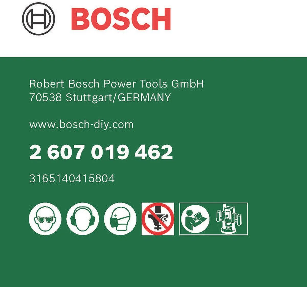Bosch 6-delige Frenzenset 1/4" Schacht