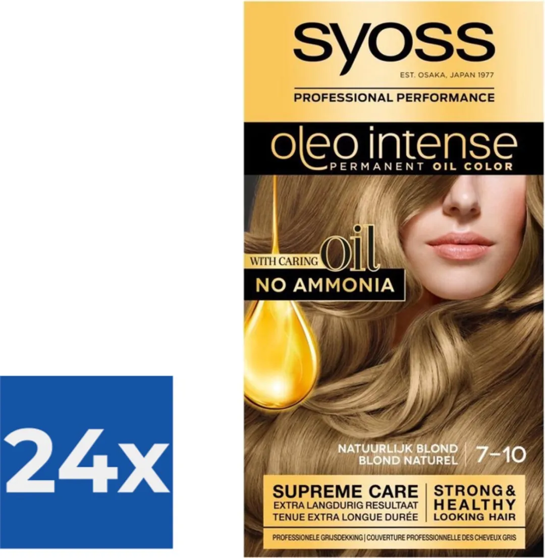SYOSS Oleo Intense Haarverf 7-10 Natuurlijk Blond