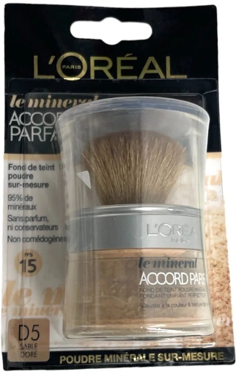 L'Oréal Paris Accord Parfait Mineral Poeder Sable Doré 7g