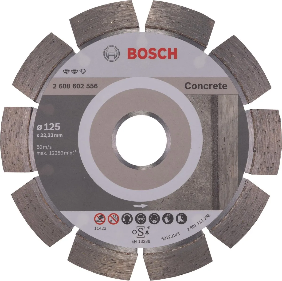Bosch Diamantdoorslijpschijf Expert Concrete 125mm